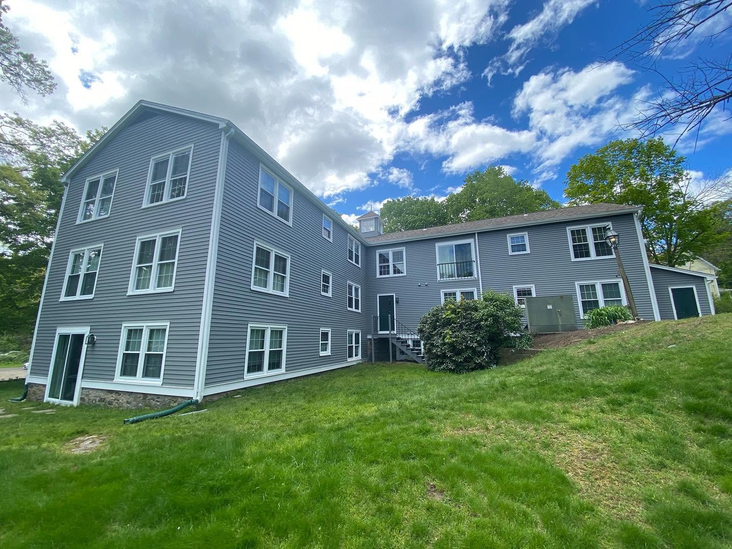 Finished commercial apartment exterior painting project