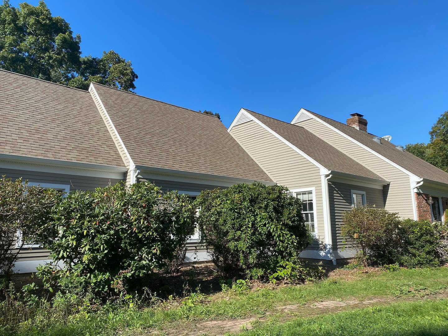Completed exterior painting project in East Lyme Connecticut